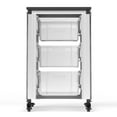 thumbnail image 3 of Modular Classroom Storage Cabinet - Single module with 3 large bins, 3 of 7