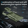 thumbnail image 3 of Allytech Shockproof Back Case for Apple iPhone 15 Pro Max, Military Grade Protective With Ring Holder Stand Compatible with Car Mount Anti-slip Hybrid Rugged Bumper Phone Cover for Men Boys -Darkgreen, 3 of 8