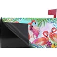 thumbnail image 4 of Tropical Pink Flamingo Magnetic Mailbox Cover Oversized for Garden Yard Outdoor Decorations-25.5" x20.8, 4 of 5