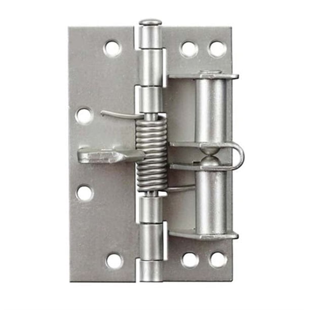 Bisagras de de Puerta AutomáTico para Armario, Bisagras de Resorte Desmontables MultifuncióN, de Puerta de Posicionamiento, Plateado