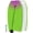 12 Green Purple, variant on 'Storm' Bodyboard with Coiled Leash - Lightweight with EPS Core, Durable for Wave Conditions