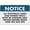 Warning Sign 3, variant on Notice Quiet Zone Sign 8"x12", Aluminum Tin Warning Signs for Home Outdoor Garden, Durable Etiquette Sign for Library