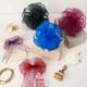 thumbnail image 4 of Cinta Ribbli de organza morada con alambre, 2,5 cm x 20 m, para Navidad, 4 of 4