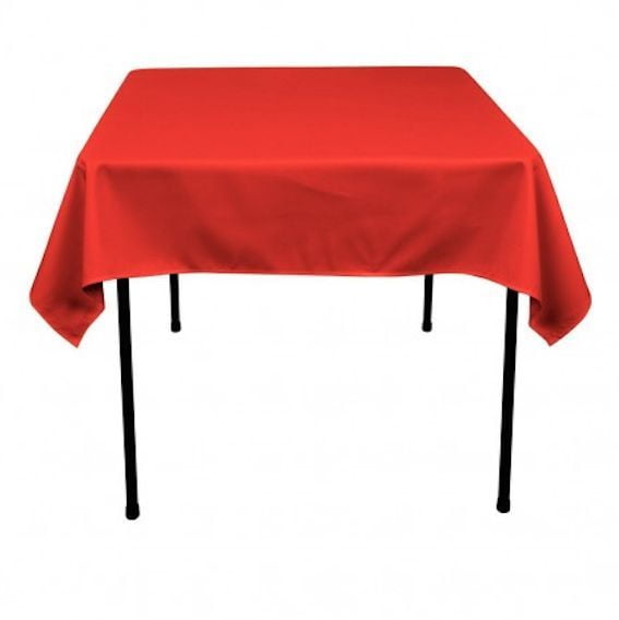 40 Pack 54" x 54" Square Tablecloths 23 Colors 100% Fine Polyester Wedding 