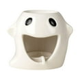 thumbnail image 5 of CoudarTitie Essential Oil Burner Ceramic Ornament,Table Centerpiece Halloween Ghost Tealight White, 5 of 9