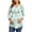 Green A3, variant on Edvintorg Maternity Blouse Plus Size Floral Printed V Neck Casual Pregnancy Top Long Sleeve Loose Pregnant Shirt with Drawstring Womens Clothing S-3XL Beige