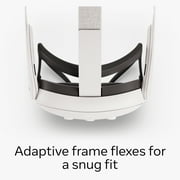 Meta Quest 3 Open Facial Interface — Works with Meta Quest 3 — Keeps Physical Room In Sight — Increases Visibility and Comfort