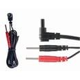 thumbnail image 4 of Cables conductores TENS de repuesto premium, compatibles con la mayoría de las unidades TENS y EMS, de 114 cm de largo (paquete de 4), 4 of 5