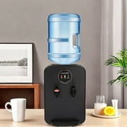 KEAIDO Countertop Dispenser, Top-Loading Water Cooler for 5 Gallon Bottles with Hot, Cold, and Room Temperature Options, Easy-to-Clean Design for Kitchens, Dorms, or Offices, Black