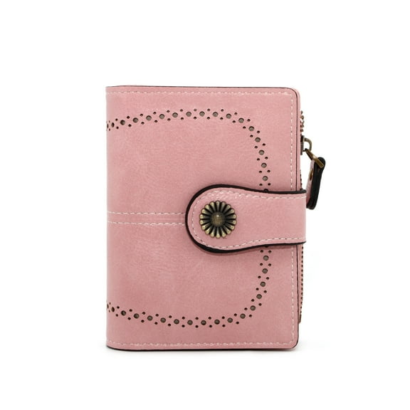 Arcticwind Waterproof Wallet Men Women Genuine Leather Bifold Purse RFID Blocking Card Holder, Hollow out design, high-capacity