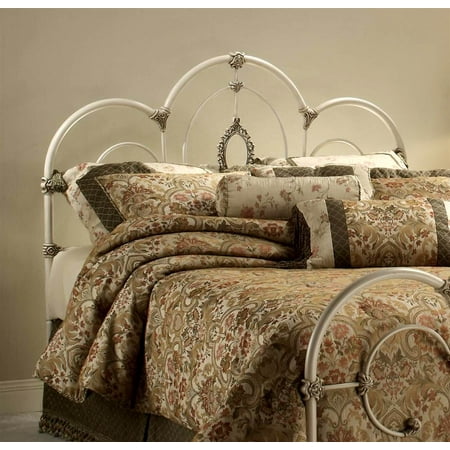 headboard metal victoria antique twin frame finish iron bed