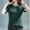 Green, variant on Women Button Casual Daily Shirts V Neck Short Sleeve T Shirt Tee Tops Tunic Slim Blouse Spandex T Shirts for Women Shirt of Women Blank Women Casual Women Summer Athletic Shirts Women Summer Womens