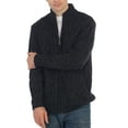 thumbnail image 2 of Gioberti Mens Heavy Weight Cardigan Twisted Knit Full-Zipper Sweater, 2 of 4