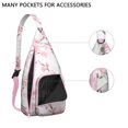 thumbnail image 2 of Waterproof Hiking Sling Backpack for Women – Lightweight Floral Crossbody Chest Bag with Adjustable Strap, Botanical Wildflower Travel Backpack for Outdoor & Everyday Use, 2 of 4