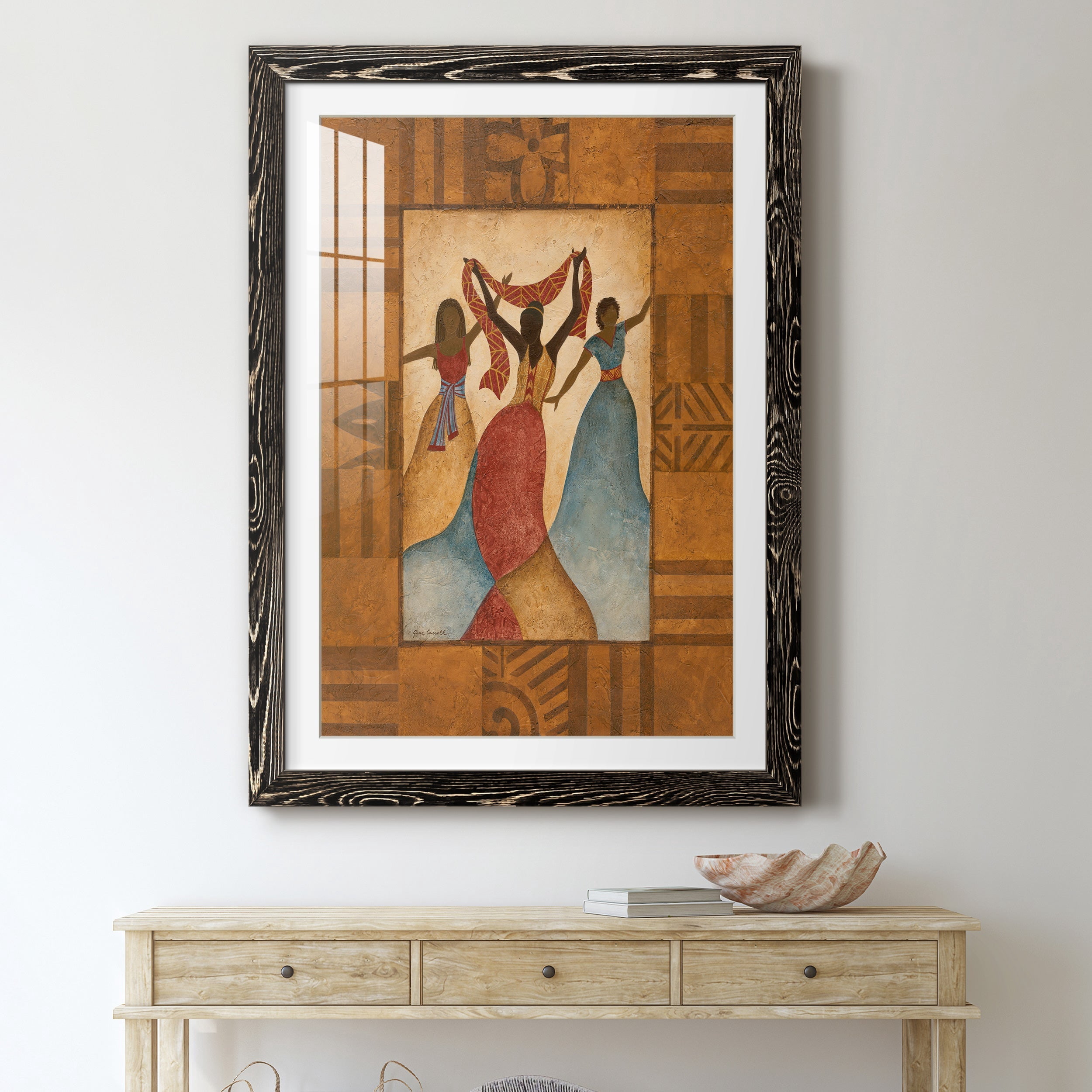 Rhythm - Premium Framed Print - Distressed Barnwood Frame - Ready to Hang