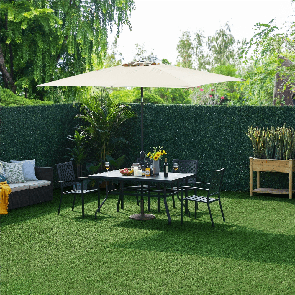 Renwick Green Interlocking Turf Mats, 27 Pack Artificial Grass Tiles, Durable Polyethylene