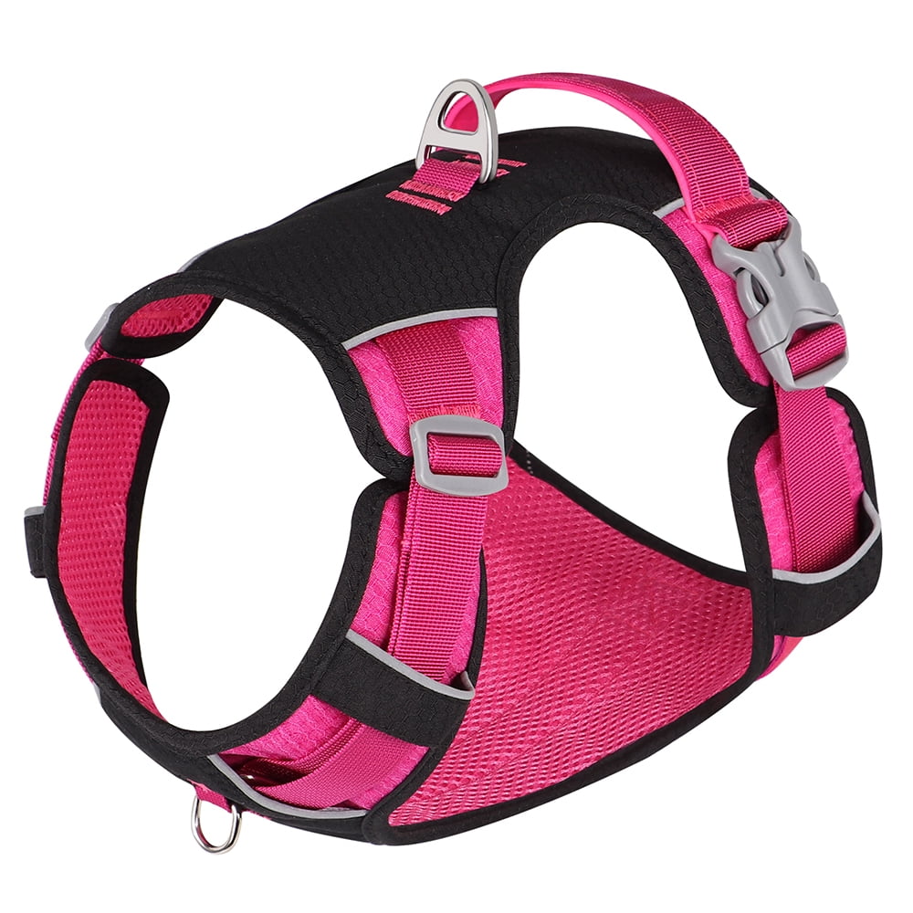 Beirui No Pull Soft Mesh Padded Dog Harness Reflective Waterproof Vest Front Clip S-L
