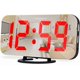 thumbnail image 1 of Reloj Despertador Digital, Pantalla LED Grande de 6.5 Pulgadas, Espejo, Puerto de Carga USB Dual, 3 Alarmas, Ajuste Automático de Brillo, 12/24 Horas, Repetición, para Recámara, Hogar U Oficina, Rojo, 1 of 5