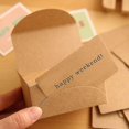 thumbnail image 4 of 100 Tarjetas Kraft, Tarjetas De Mensaje Marrón Tarjetas Kraft Ecológicas Compatibles Con Diy Graffiti, Mensaje, 4 of 5