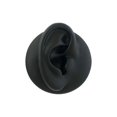 thumbnail image 1 of Soidarity Simulation Ear Model Silicone Black for Jewelry Display Sleep Helping  Asmr Type2, 1 of 1