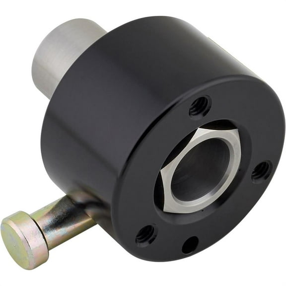 Hex Steering Wheel Quick-Release Assembly, 3/4 Inch, Black