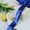 Blue, variant on IDONGCAI 11 Yard 1 Inch Elastic Sequins Trim 3 Row Flat Glitter Sequin Bling Fabric Paillette Ribbon Trim Metallic Stretch Crafts Elastic Lace for Dress Embellish(Silver)