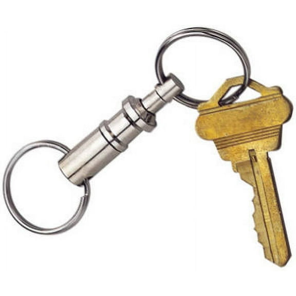 Custom Accessories Metal Silver Deluxe Pull-Apart Key Chain