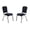 Dark Blue, variant on Hampden Furnishings Lila Collection Fabric Banquet Chair, Natural Taupe, Pack of 2