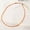 Orange Zircon stone, variant on 3mm Round Faceted Natural Gemstone Zircon Beads Stone String Choker Necklace-Turquoise