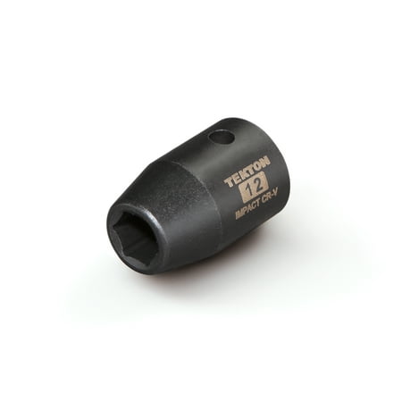 

TEKTON 1/2 Inch Drive x 12 mm 6-Point Impact Socket | 47767
