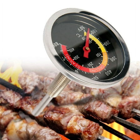Blarkrus BBQ Smoker Grill Stl Thermometer Temperature Gauge J4Z8 50-400℃ NEW