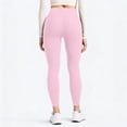 thumbnail image 5 of Buttery Soft Leggings for Women - High Waist 7/8 Length Workout Gym Yoga Pants Pink S, 5 of 7