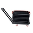 thumbnail image 1 of Cubo plegable para coche, cesta de pesca con ruedas, cubo para coche, carrito de 37L, resistente, diseño de giratorias, mango Cola Cubo plegable, 1 of 8