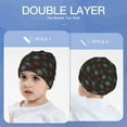 thumbnail image 6 of Honeii Spider Web Print Kids Knit Beanie Watch Hat ,Knit Cap for Boys and Girls, 6 of 7