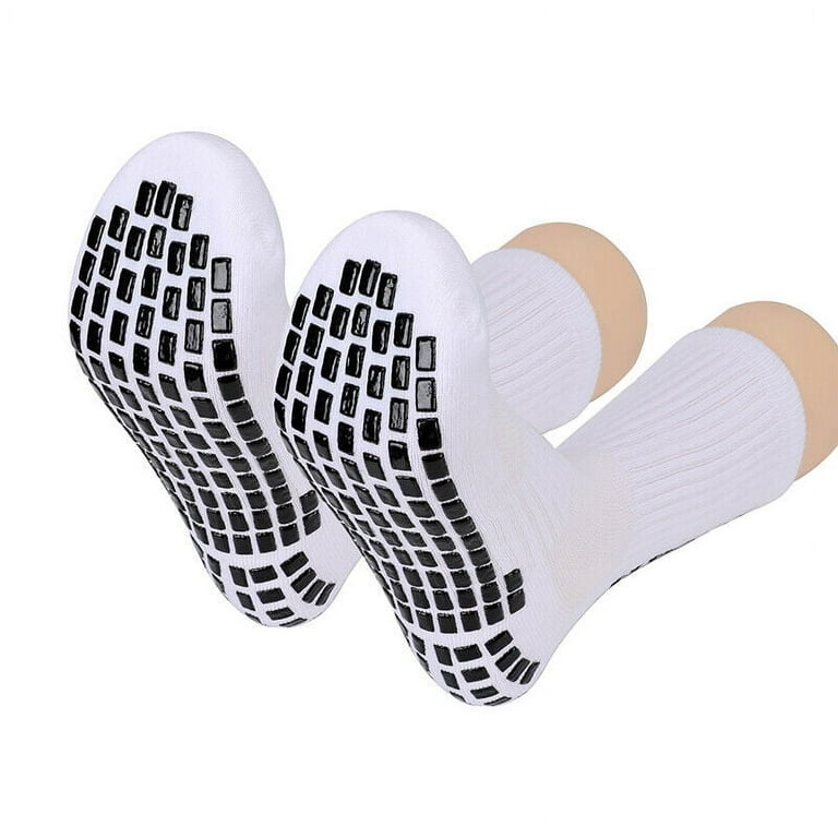 Grip Anti-Slip Socks (White) - Soccer Wearhouse