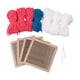 thumbnail image 1 of Juego de ganchos de pestillo para posavasos, juego de posavasos multifunción para bordado de ganchillo Rosa roja, 1 of 9