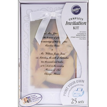 wilton print your own invitations kit the two of us walmart com