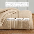 thumbnail image 5 of Great Bay Home Cotton Premium Plush 6 Piece Towel Set, Sandstone, 5 of 7