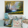thumbnail image 3 of Designart 'Sunrise Glow and The Awakening Spring Forest' Lake House Framed Art Print, 3 of 4
