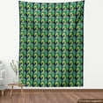 thumbnail image 4 of Ambesonne Monstera Fabric by the Yard Upholstery, Exotic Deep Jungle Botany, 1 Yard, Charcoal Grey and Multicolor, 4 of 5