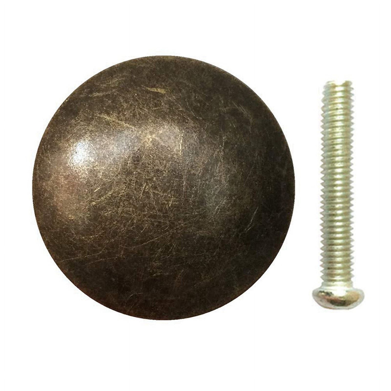 75PCS Vintage Door Drawer Knobs 30mm Antique Kitchen Cabinet Cupboard Handles, for Dresser and Cabinet, Old Bronze