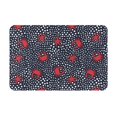 Bathroom Rugs Mat Red Starfish Crab Entryway Indoor Door Mat Kitchen