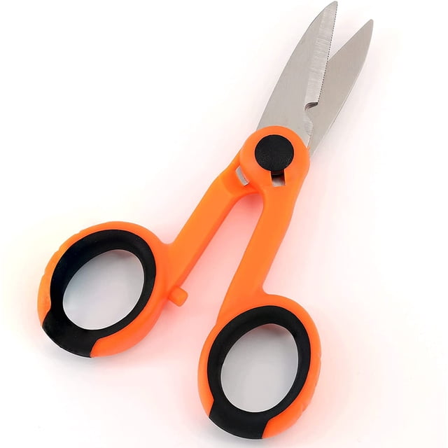 Tijeras para cables de fibra óptica de alta calidad para cortes precisos de Kevlar y acero inoxidable en cables ópticos.