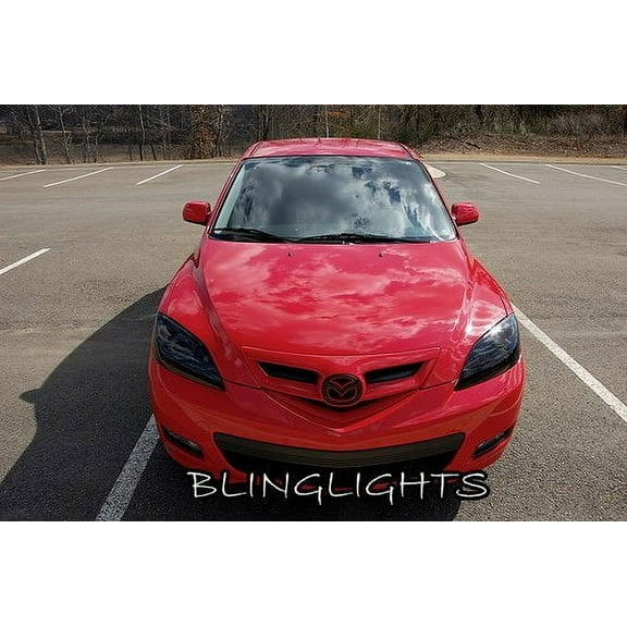 For Mazda3 Mazda 3 Smoked Headlamps Headlights Head Lamps Lights Tinted Protection Overlays Tint Film