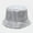 Gray, variant on Fesfesfes Fisherman Hat Unisex Men Women Printing Sun Hat Outing Two-sided Bucket Caps