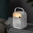 thumbnail image 3 of Ventilador enfriador de aire, mini aire acondicionado de escritorio con luz nocturna, mini ventilador USB multifunción, ventilador de enfriamiento, verde, 3 of 5