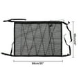 thumbnail image 2 of Bolsa de red para techo de automóvil de 35" x 26" Bolsa organizadora de almacenamiento universal para SUV, 2 of 9