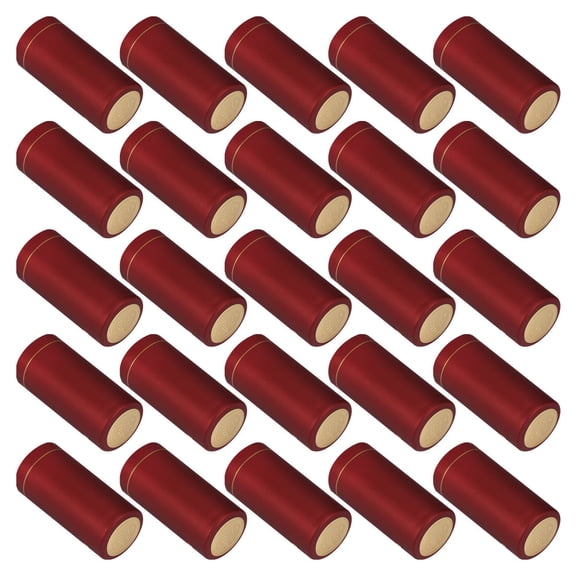 NICEXMAS Nicexmas Red Plastic Wine Bottle Sealing Caps for Storage 50Pcs