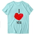 thumbnail image 1 of Blusas de Manga Corta para las Mujeres Divertido Impreso Cuello Redondo Tee, Vintage Humor Gráfico Blusas de Primavera para las Mujeres, 1 of 3