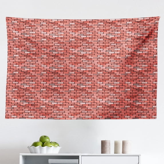 Geometric Tapestry, Vertically Arranged Repeating Striped Squares Abstract, Fabric Wall Hanging Decor for Bedroom Living Room Dorm, 2 Sizes, Violet Blue Purple, by Ambesonne